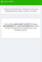 Absensi Online Luwu Utara 截图 1