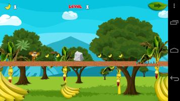 Monkey Jungle Banana پوسٹر