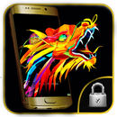 Abstract colorful dragon theme APK