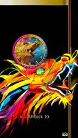 Abstract colorful dragon theme screenshot 1