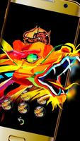 Abstract colorful dragon theme screenshot 3