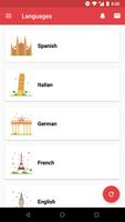Learn Languages Quickly: French, Spanish, German Affiche