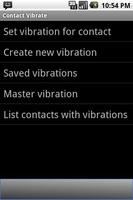 Contact Vibrate capture d'écran 2