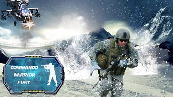 comando guerrero furia 3D Poster