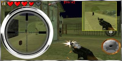 Gun War Battle 3D capture d'écran 3
