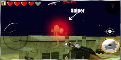 Gun War Battle 3D capture d'écran 2