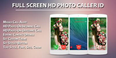 Full Screen HD Photo Caller ID poster