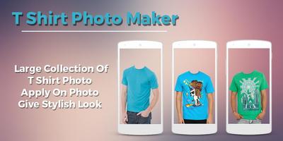 T Shirt Photo Maker Affiche