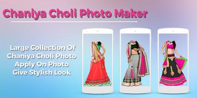 Women ChaniyaCholi Photo Maker poster