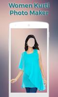 Women Kurti Photo Maker ảnh chụp màn hình 2