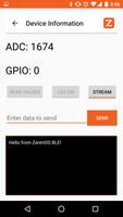Zentri BLE Command Demo تصوير الشاشة 3