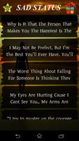 English Sad Status पोस्टर