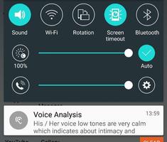 2 Schermata VoiceFairy - Call Analyzer