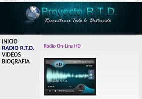 Radio Proyecto RTD تصوير الشاشة 2