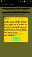 Millersville University Trivia imagem de tela 2