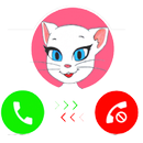 A Fake Call From Talking Cat Angela Prank APK