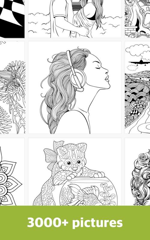 Buku mewarnai mandala untuk orang dewasa - gratis APK 