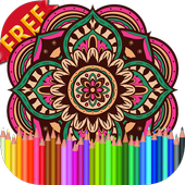Adult Coloring Book Mandala