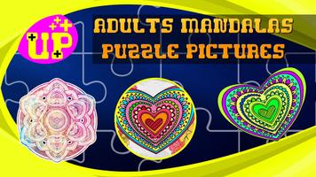 Adultes Mandalas Puzzle Images Affiche