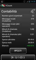 3 Schermata VCount contatore messaggi