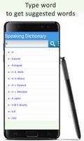 Speaking English Dictionary poster