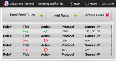 Advanced Firewall تصوير الشاشة 3
