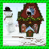 Icona Tomb Crafter. Christmas riddle. MCPE map