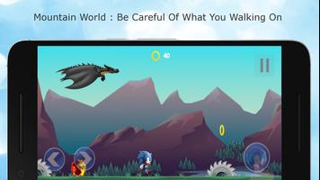 Super Sonic Run Adventure Game capture d'écran 1