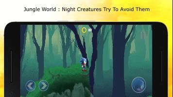 Super Sonic Run Adventure Game capture d'écran 2