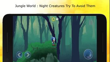 Super Sonic Run Adventure Game ảnh chụp màn hình 2