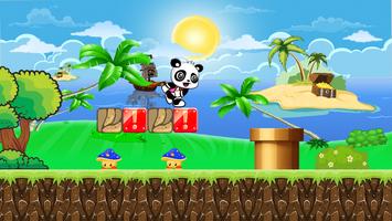 Panshel run adventure Panda پوسٹر