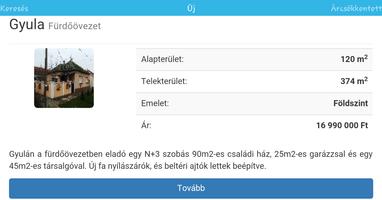 Ingatlan Detektív capture d'écran 1