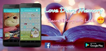 Love Diary Memory - Write Secret Diary with Lock