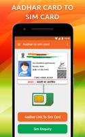 Aadhar Link to Mobile Number Affiche