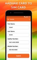 برنامه‌نما Aadhar Link to Mobile Number عکس از صفحه