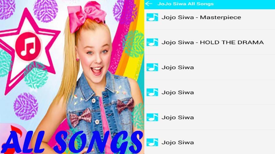 Jojo Siwa All songs, Jojo Siwa All songs для Андроид, Jojo Siwa All songs.....