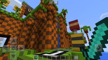 Map Sonic the Hedgehog for Minecraft capture d'écran 2