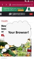 Emo Keine Werbung Web Browser Plakat