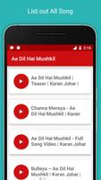 Hit Ae Dil Hai Mushkil Songs capture d'écran 3