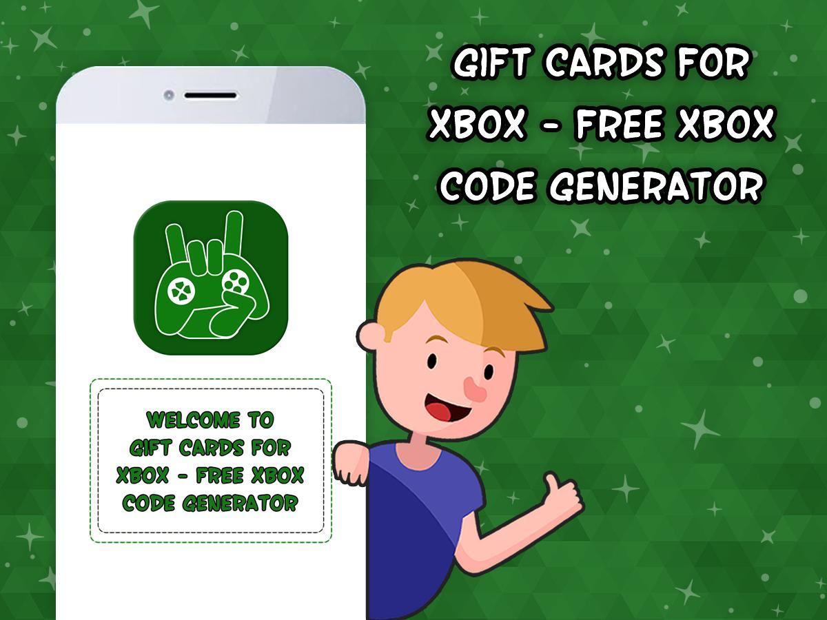 Gift Cards For Xbox Free Xbox Code Generator For Android Apk