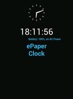 ePaper Clock Plakat