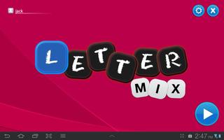 Letter Mix الملصق