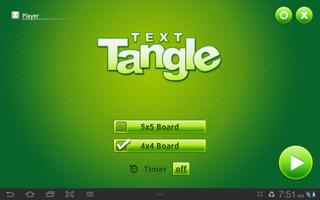 Text Tangle Affiche