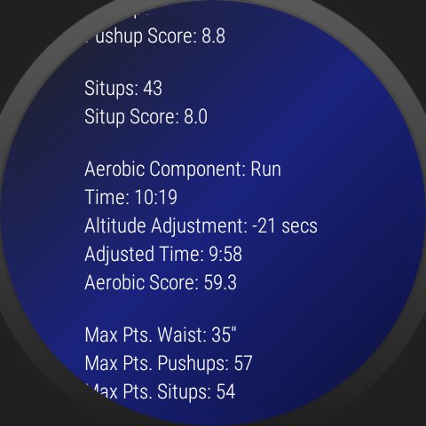 Air Force Pt Test Calculator For Android Apk Download