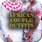 African Couple Dresses Zeichen