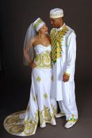 African Couple Fashion Affiche