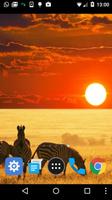 african sunset live wallpaper اسکرین شاٹ 1