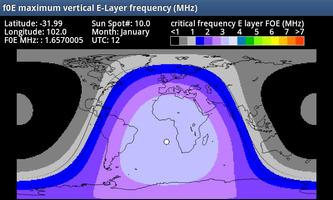 E-F-Layer frequency and height screenshot 2