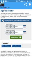 Age Calculator capture d'écran 2