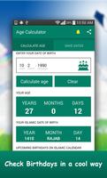 Age Calculator تصوير الشاشة 1